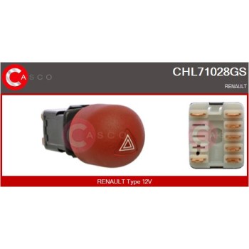 Interruptor intermitente de aviso - CASCO CHL71028GS