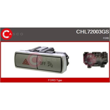 Interruptor intermitente de aviso - CASCO CHL72003GS