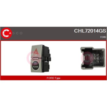 Interruptor intermitente de aviso - CASCO CHL72014GS