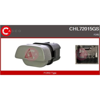 Interruptor intermitente de aviso - CASCO CHL72015GS