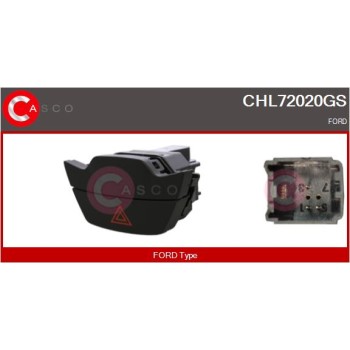 Interruptor intermitente de aviso - CASCO CHL72020GS