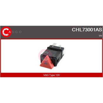 Interruptor intermitente de aviso - CASCO CHL73001AS