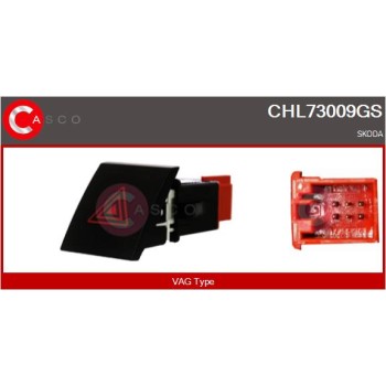 Interruptor intermitente de aviso - CASCO CHL73009GS