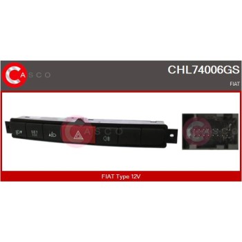 Interruptor intermitente de aviso - CASCO CHL74006GS