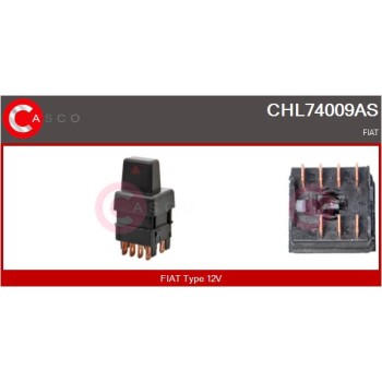 Interruptor intermitente de aviso - CASCO CHL74009AS