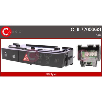 Interruptor intermitente de aviso - CASCO CHL77006GS