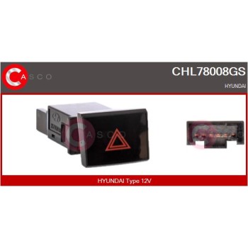 Interruptor intermitente de aviso - CASCO CHL78008GS