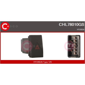 Interruptor intermitente de aviso - CASCO CHL78010GS
