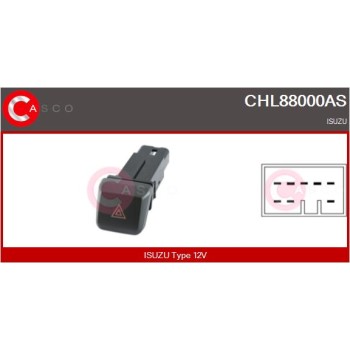 Interruptor intermitente de aviso - CASCO CHL88000AS