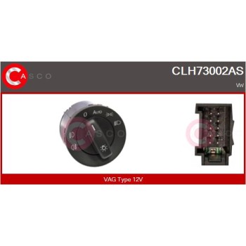 Interruptor, luz principal - CASCO CLH73002AS