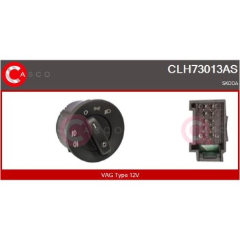 Interruptor, luz principal - CASCO CLH73013AS