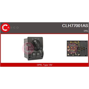 Interruptor, luz principal - CASCO CLH77001AS