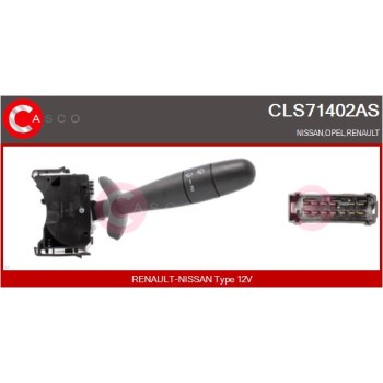 Interruptor del limpiaparabrisas - CASCO CLS71402AS
