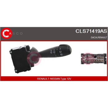 Interruptor del limpiaparabrisas - CASCO CLS71419AS