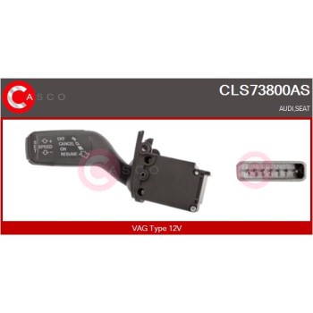 Interruptor de control, regulador de velocidad - CASCO CLS73800AS