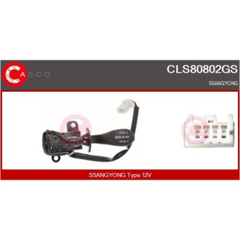 Interruptor de control, regulador de velocidad - CASCO CLS80802GS