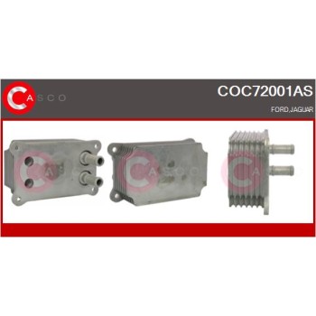 Radiador de aceite, aceite motor - CASCO COC72001AS