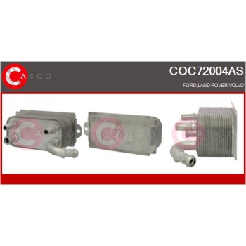 Radiador de aceite, aceite motor - CASCO COC72004AS
