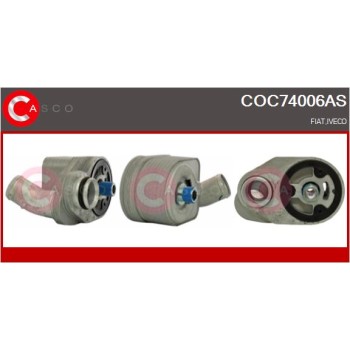 Radiador de aceite, aceite motor - CASCO COC74006AS