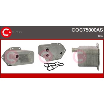 Radiador de aceite, aceite motor - CASCO COC75000AS