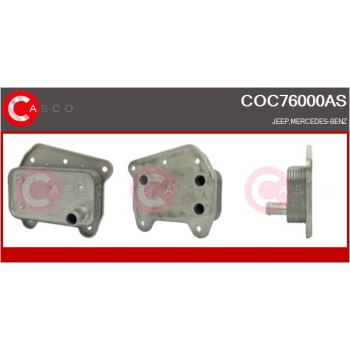 Radiador de aceite, aceite motor - CASCO COC76000AS