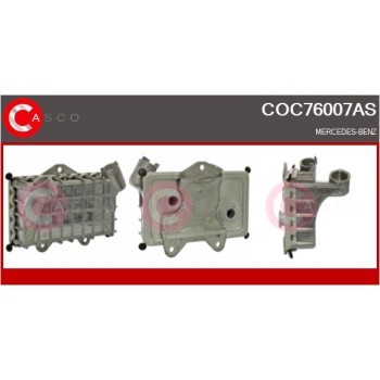 Radiador de aceite, aceite motor - CASCO COC76007AS