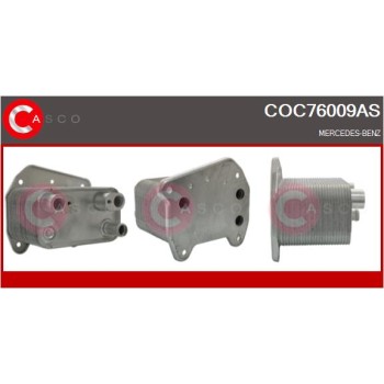 Radiador de aceite, aceite motor - CASCO COC76009AS