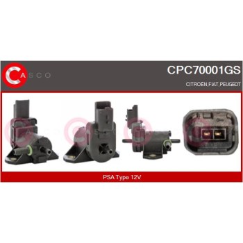 Transductor de presión, control de gases de escape - CASCO CPC70001GS