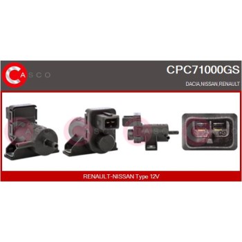 Transductor de presión, control de gases de escape - CASCO CPC71000GS