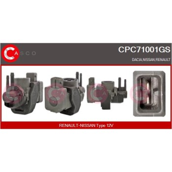 Transductor de presión, control de gases de escape - CASCO CPC71001GS