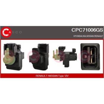 Transductor de presión, control de gases de escape - CASCO CPC71006GS