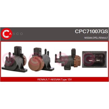Transductor de presión, control de gases de escape - CASCO CPC71007GS
