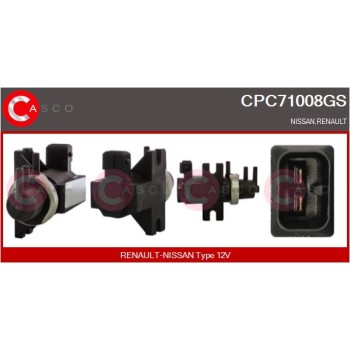 Transductor de presión, control de gases de escape - CASCO CPC71008GS