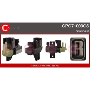 Transductor de presión, control de gases de escape - CASCO CPC71009GS