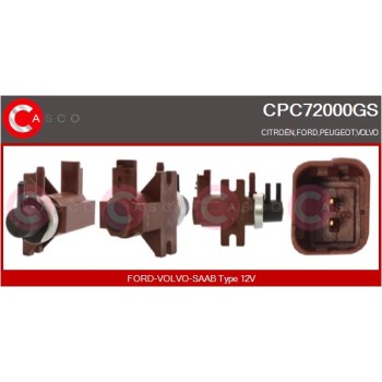 Transductor de presión, control de gases de escape - CASCO CPC72000GS