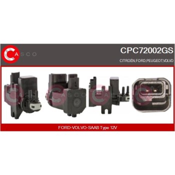 Transductor de presión, control de gases de escape - CASCO CPC72002GS
