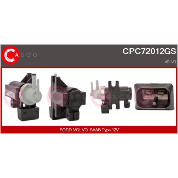 Transductor de presión, control de gases de escape - CASCO CPC72012GS