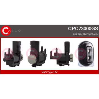 Transductor de presión, control de gases de escape - CASCO CPC73000GS