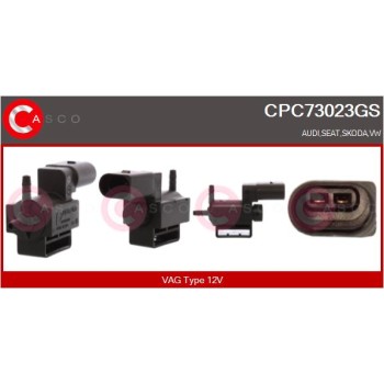 Transductor de presión, control de gases de escape - CASCO CPC73023GS