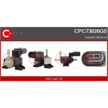 Transductor de presión, control de gases de escape - CASCO CPC73026GS