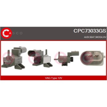 Transductor de presión, control de gases de escape - CASCO CPC73033GS