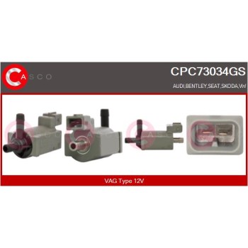 Transductor de presión, control de gases de escape - CASCO CPC73034GS