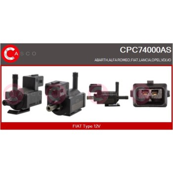 Transductor de presión, control de gases de escape - CASCO CPC74000AS