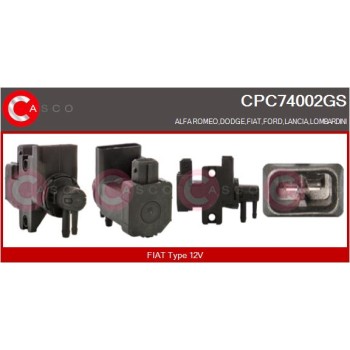 Transductor de presión, control de gases de escape - CASCO CPC74002GS