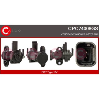 Transductor de presión, control de gases de escape - CASCO CPC74008GS
