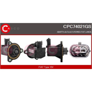 Válvula aire inversión, turbocompresor - CASCO CPC74021GS