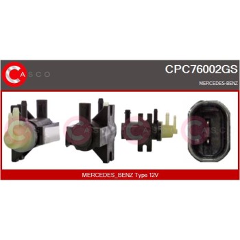 Transductor de presión, control de gases de escape - CASCO CPC76002GS