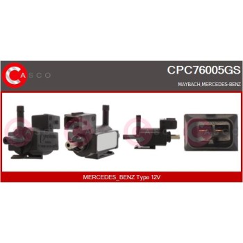 Transductor de presión, control de gases de escape - CASCO CPC76005GS