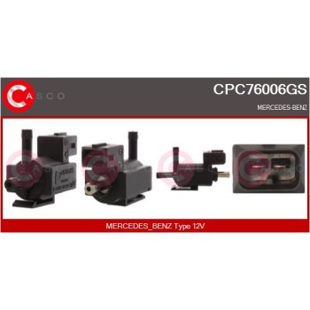 Transductor de presión, control de gases de escape - CASCO CPC76006GS