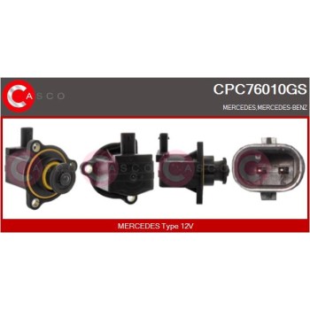 Válvula aire inversión, turbocompresor - CASCO CPC76010GS